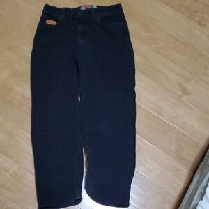 Empyre Kids Casual Black Bottoms Size 26 Corduroy